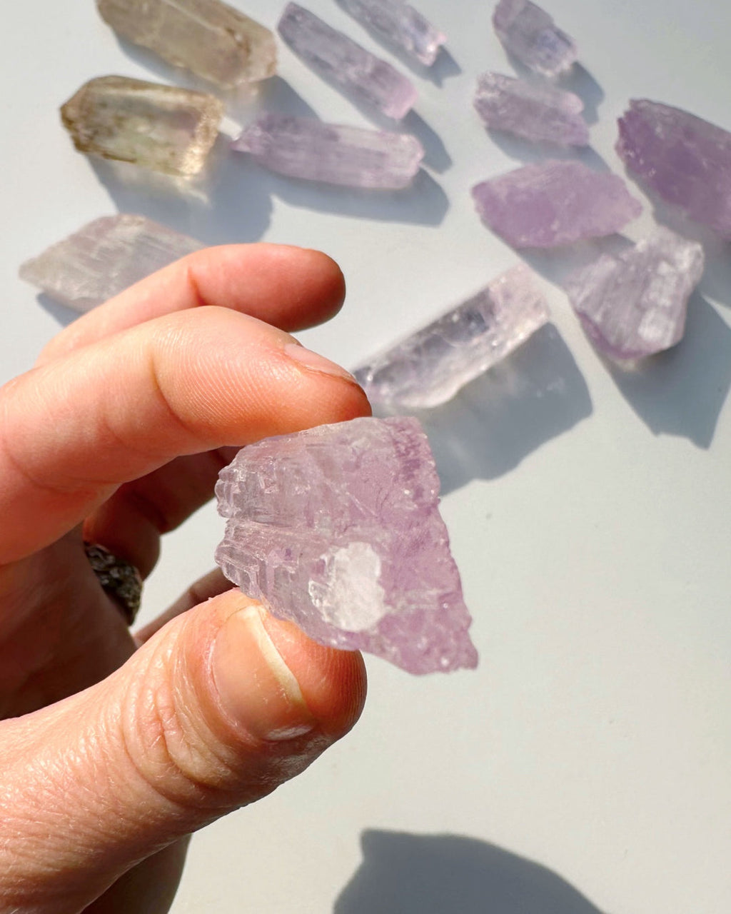 Raw Kunzite Baltic Mermaid
