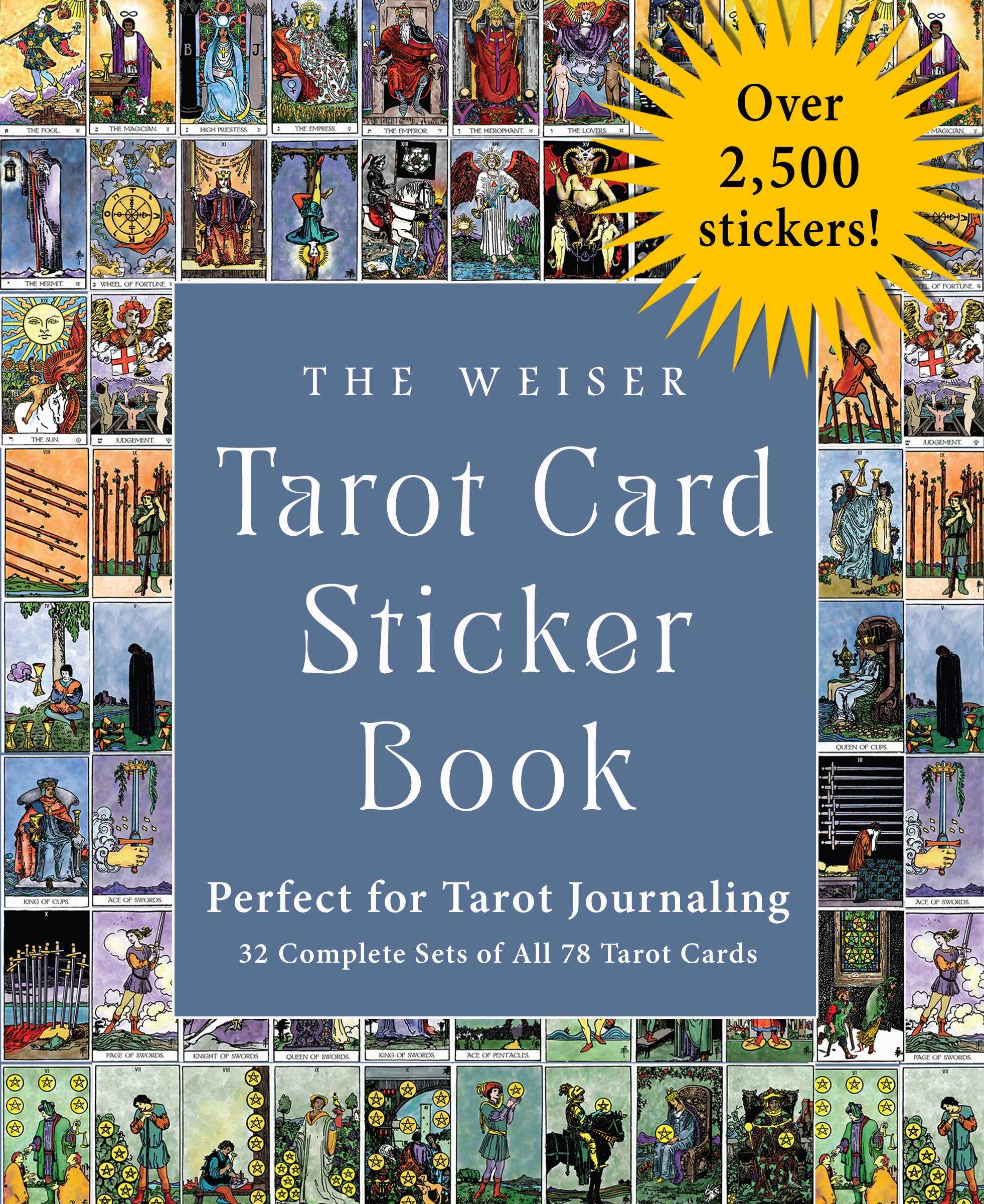 The Weiser Tarot Card Sticker Book: Over 2,500 Stickers Sacred Crystals