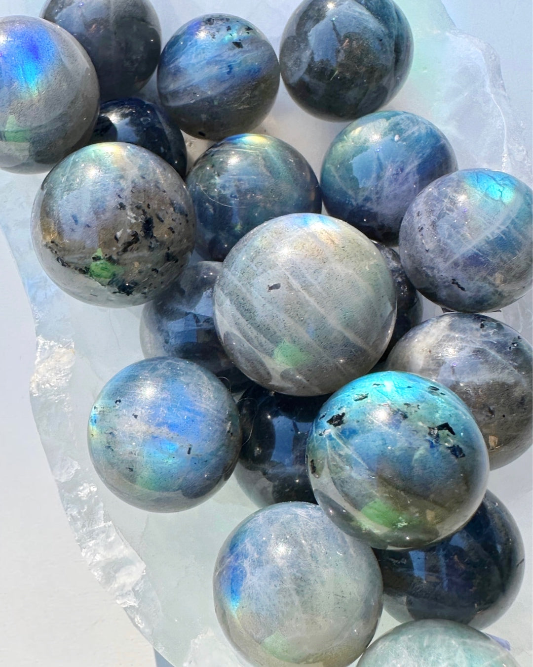 Labradorite Mini Spheres AAA Baltic Mermaid