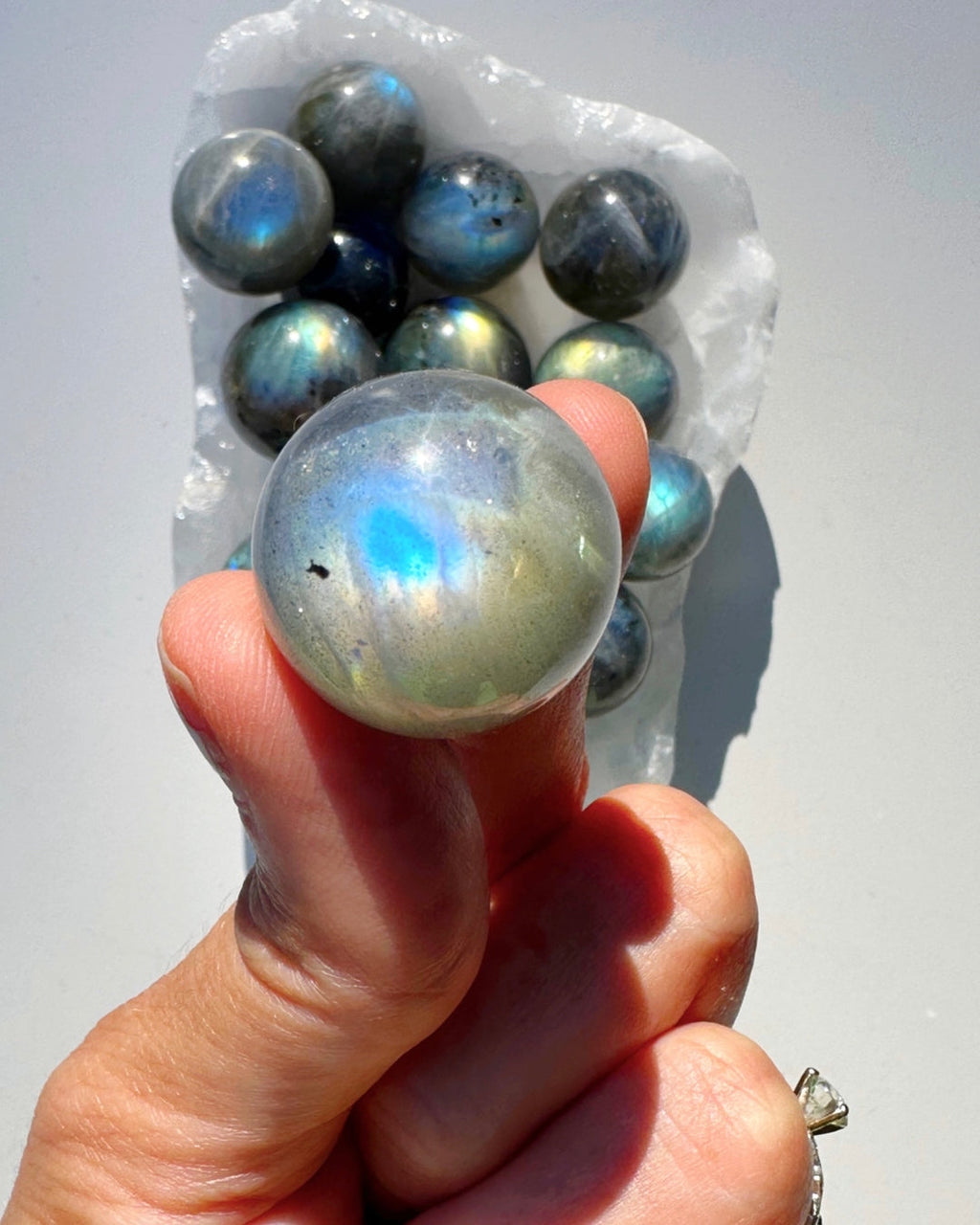 Labradorite Mini Spheres AAA Baltic Mermaid