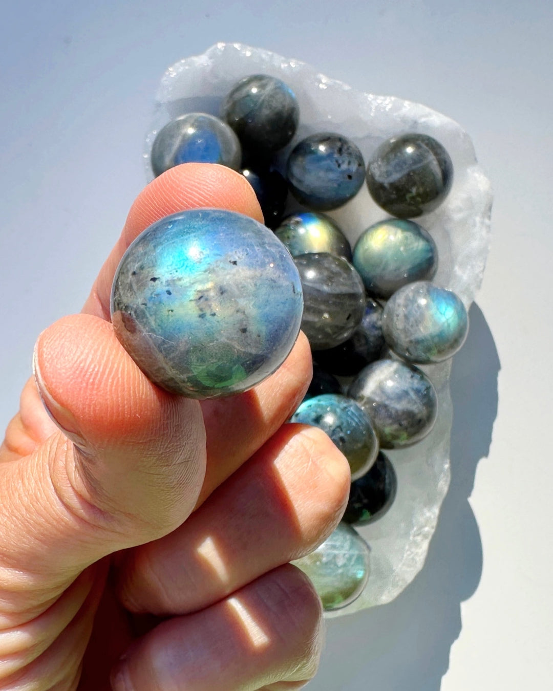 Labradorite Mini Spheres AAA Baltic Mermaid