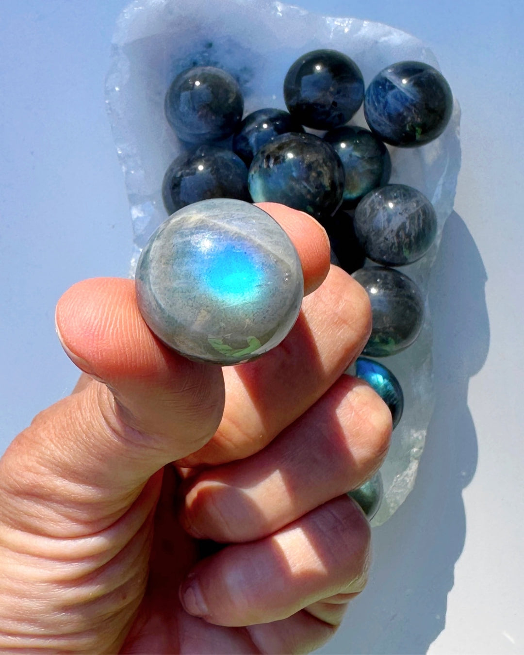 Labradorite Mini Spheres AAA Baltic Mermaid