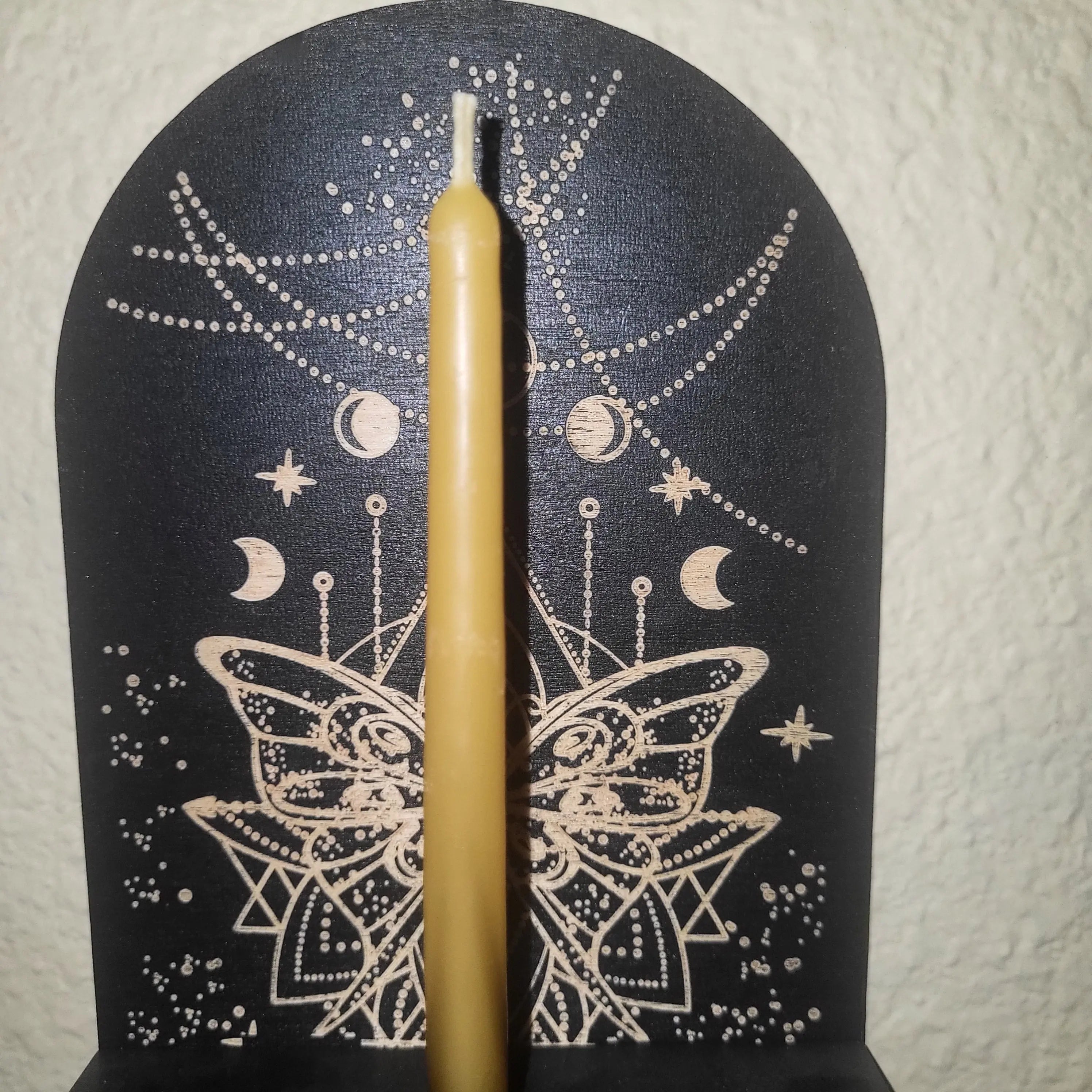 Taper Candles – 100% Pure Beeswax 5" Witchy Metaphysics & Apothecary