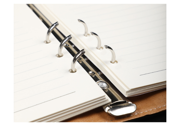 A5 leather buckle 6-hole clip notebook FLIPSTYLEZLLC