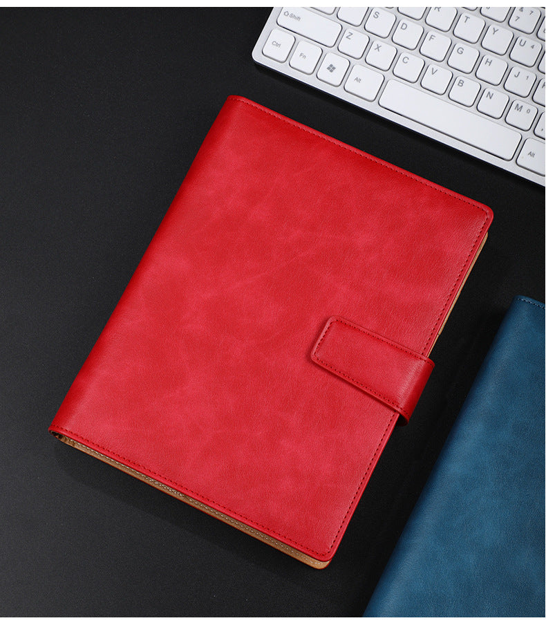 A5 leather buckle 6-hole clip notebook FLIPSTYLEZLLC