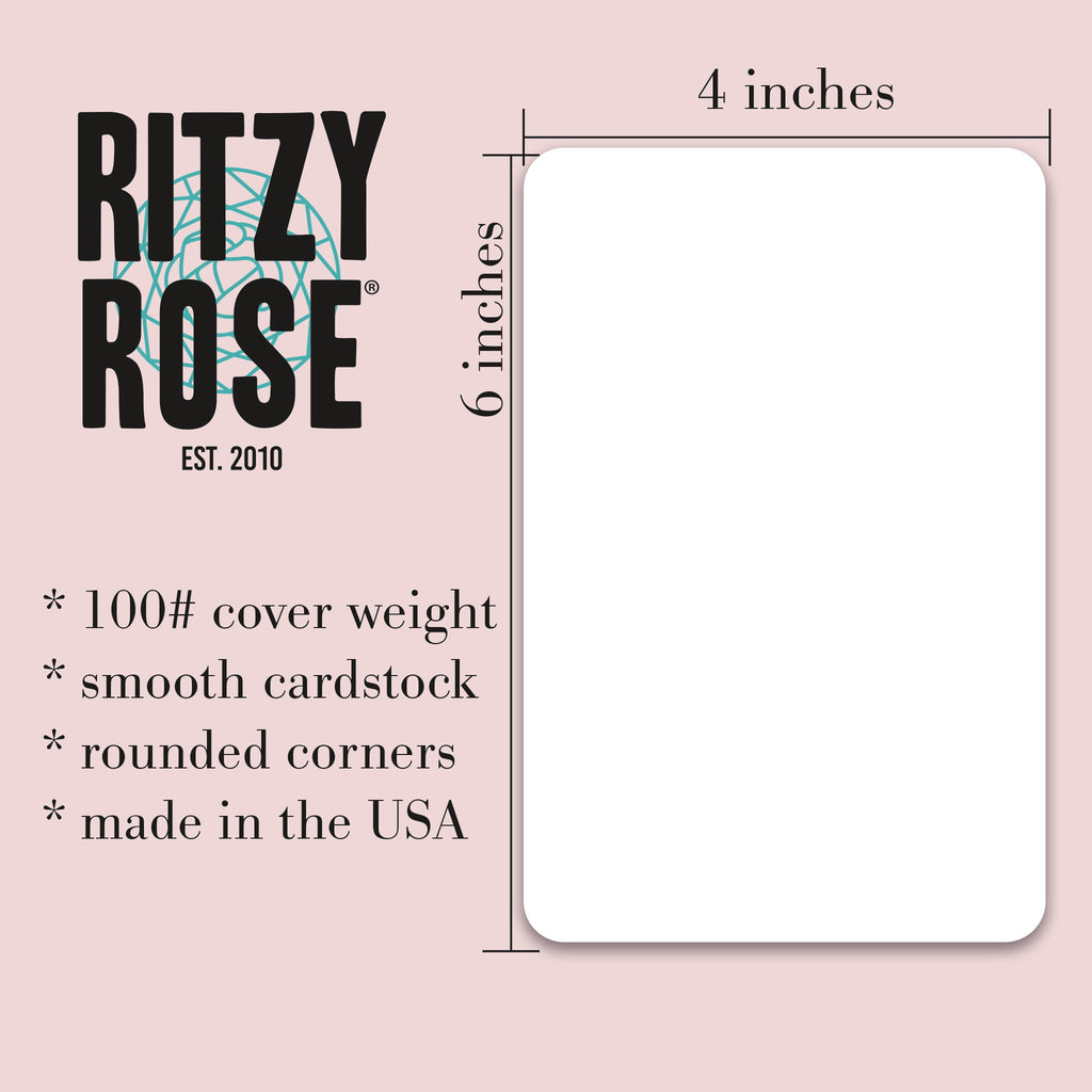 Positivity and Manifestation Affirmation Cards, Deck of 16 RITZY ROSE