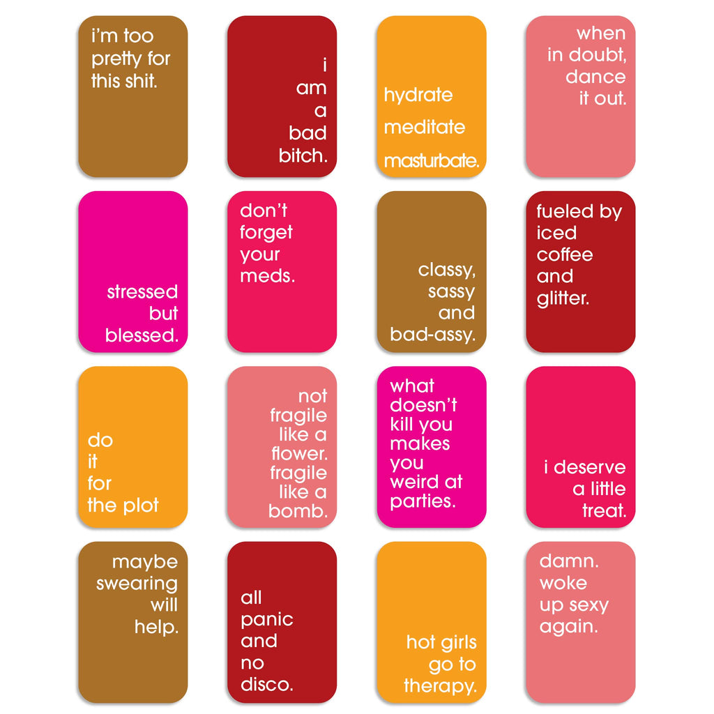 Self-Love Affirmation Cards, Deck of 16 RITZY ROSE