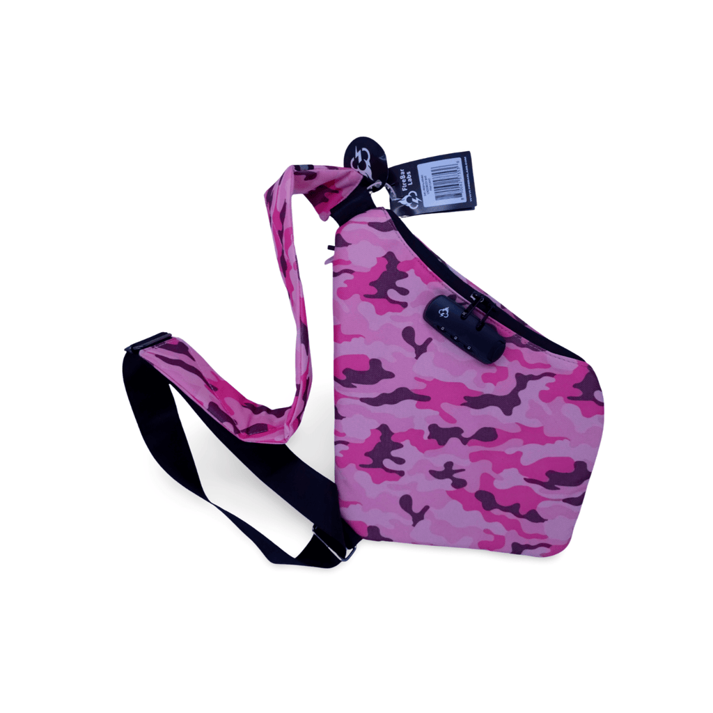 Essential Smell Proof Crossbody Bag - Fashionable, Discreet + Hidden Lock (FireBar Labs x PBAL) Safely Fashion Powered by FireBar Labs