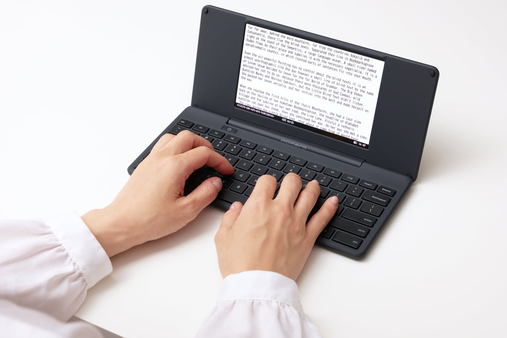 pomera - Full-Suite Typewriter For Focused Writing Includes Screen Protector Film pomera - A digital typewriter built for deep focus.