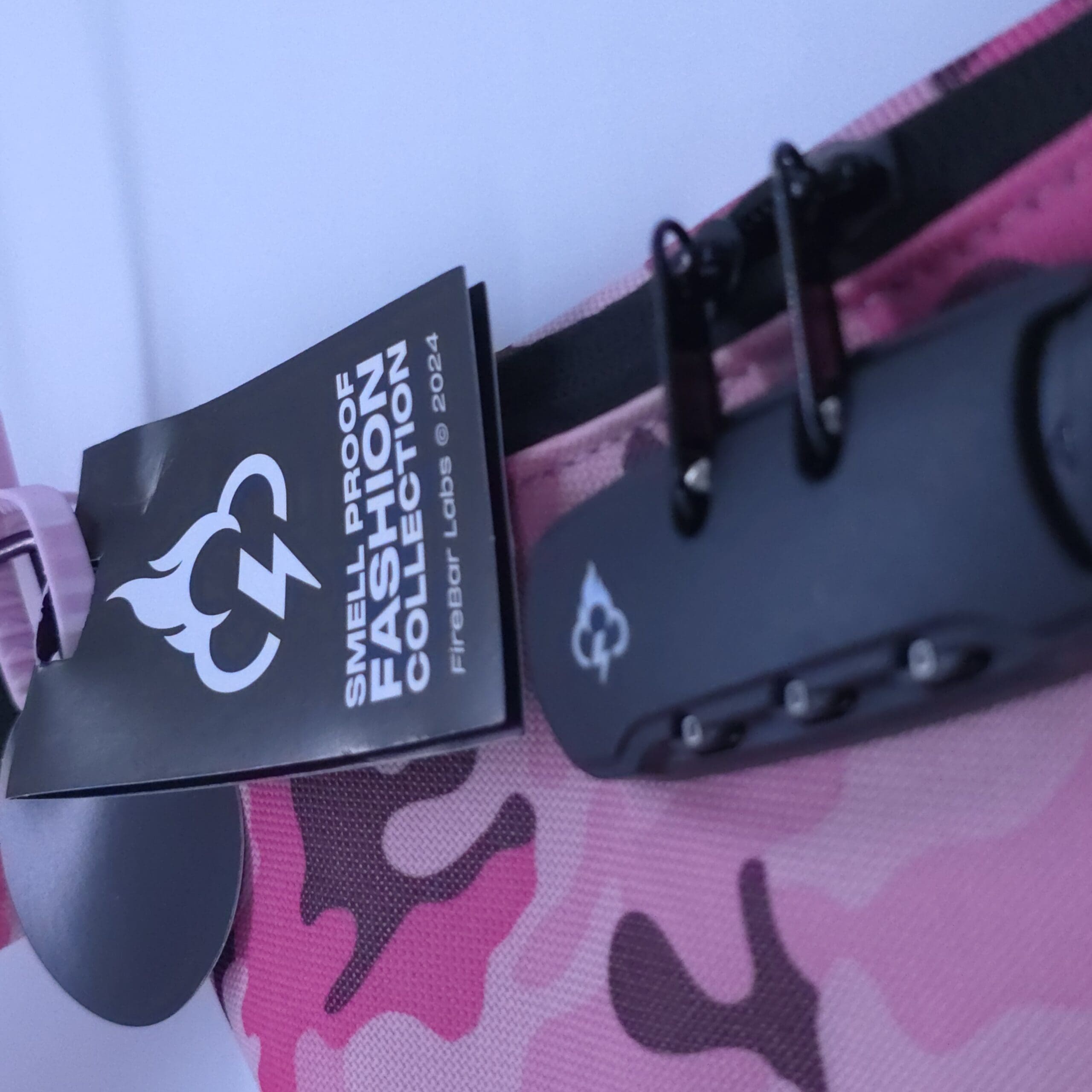 Essential Smell Proof Crossbody Bag - Fashionable, Discreet + Hidden Lock (FireBar Labs x PBAL) Safely Fashion Powered by FireBar Labs
