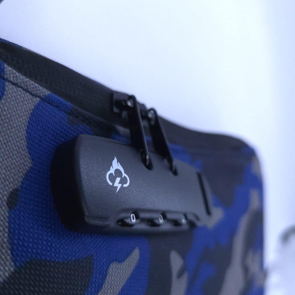 Essential Smell Proof Crossbody Bag - Fashionable, Discreet + Hidden Lock (FireBar Labs x PBAL) Safely Fashion Powered by FireBar Labs