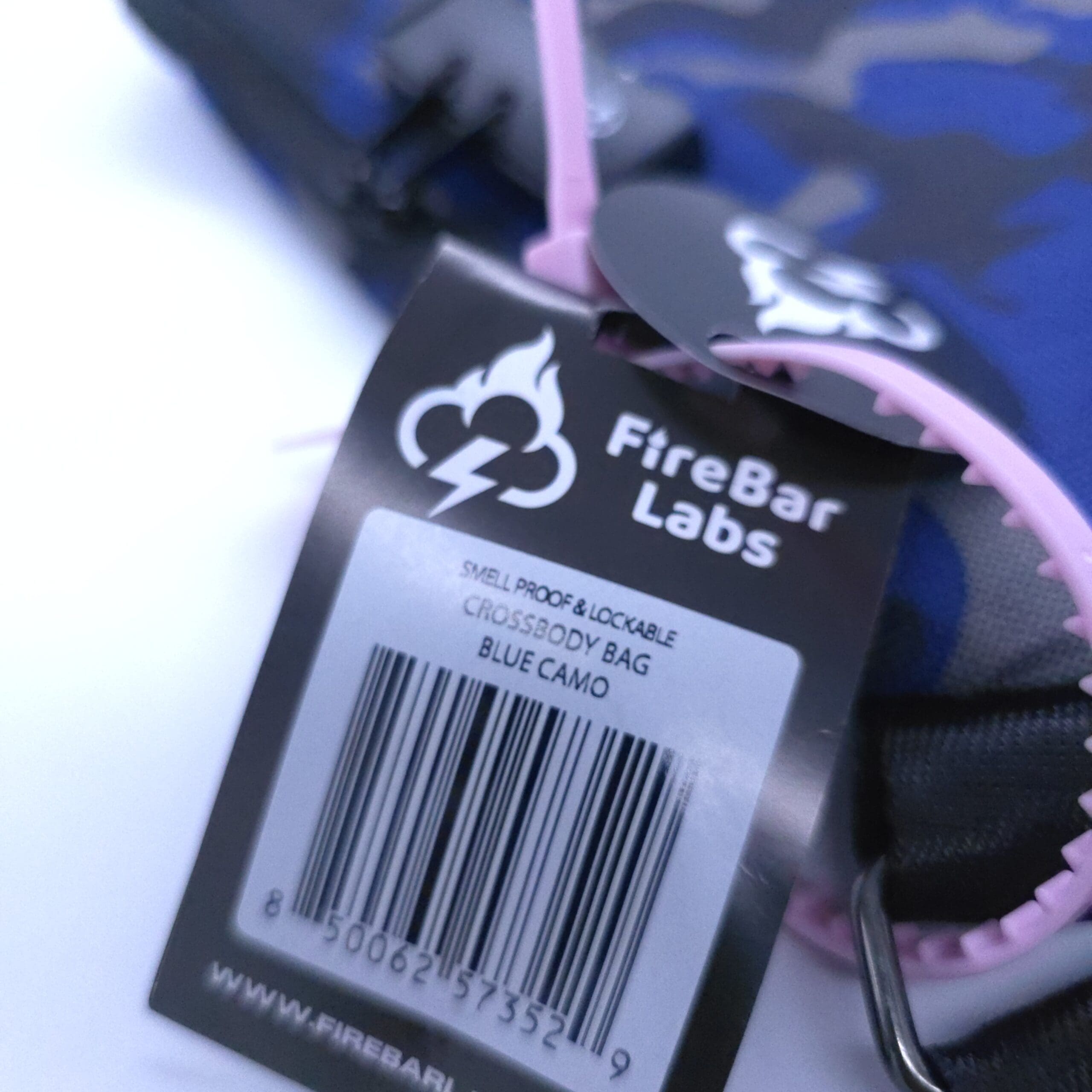 Essential Smell Proof Crossbody Bag - Fashionable, Discreet + Hidden Lock (FireBar Labs x PBAL) Safely Fashion Powered by FireBar Labs