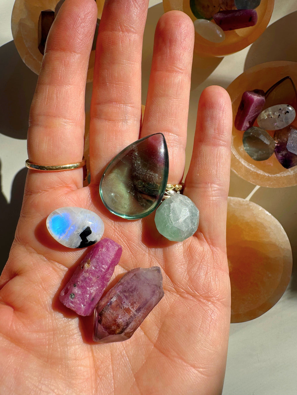 Creative Crystal Energy Gems Set Baltic Mermaid
