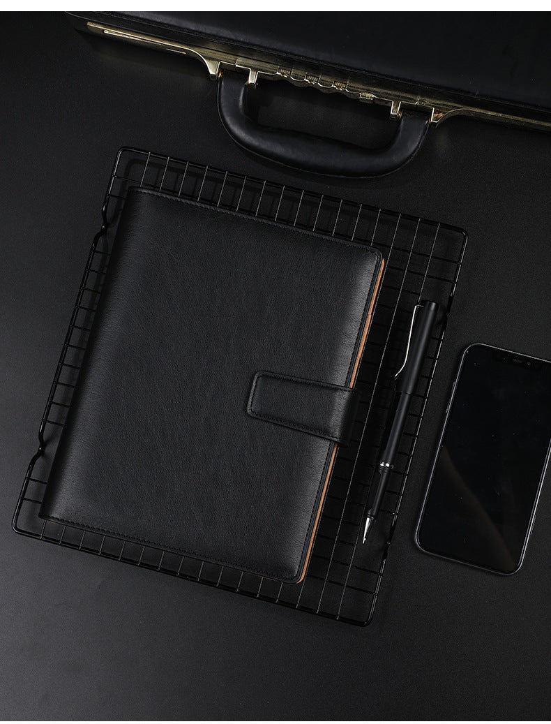A5 leather buckle 6-hole clip notebook FLIPSTYLEZLLC