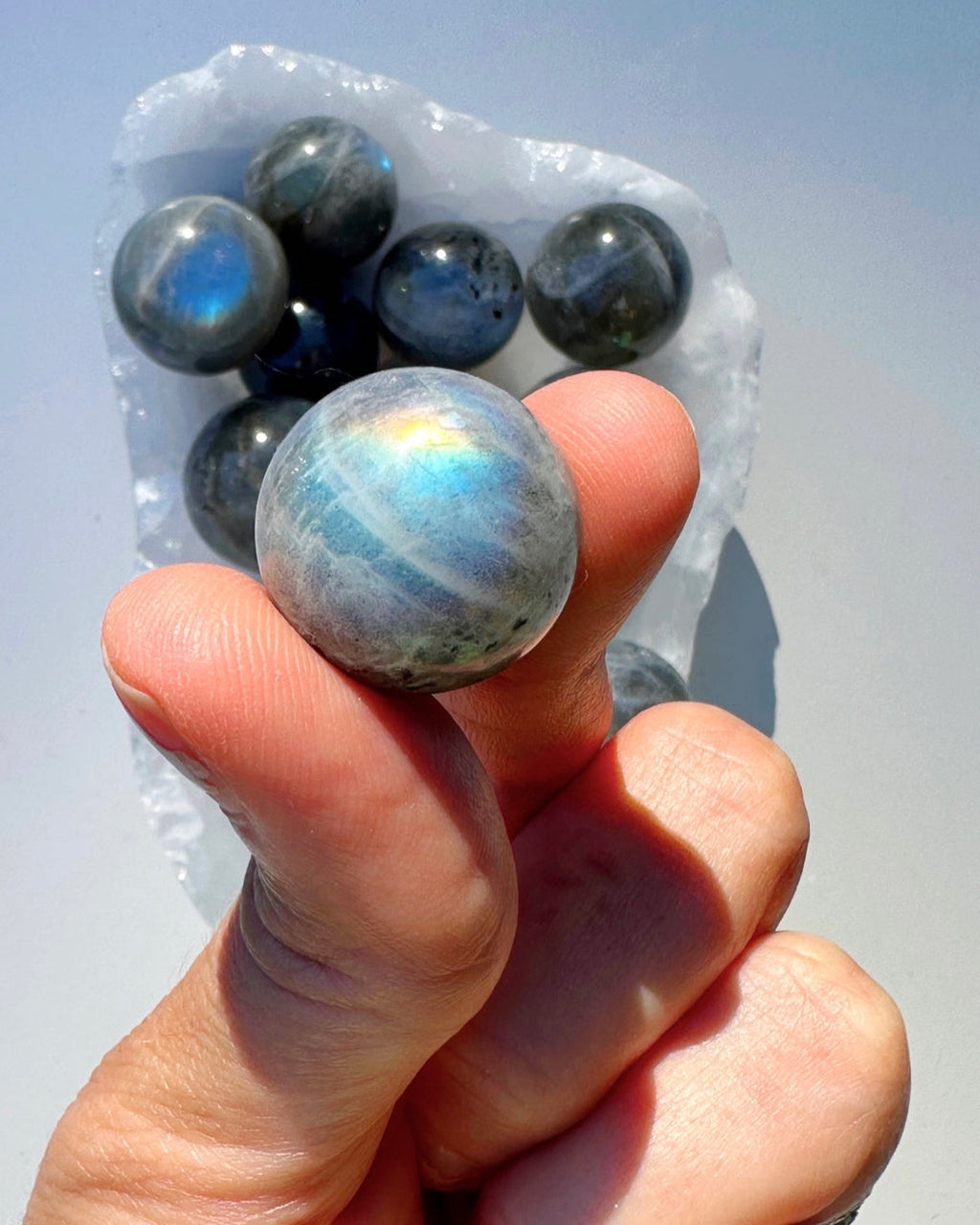 Labradorite Mini Spheres AAA Baltic Mermaid