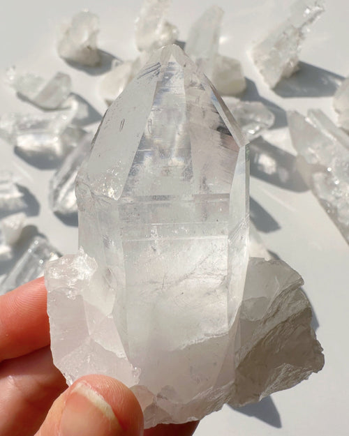 Arkansas Quartz Point B - Super Clear Baltic Mermaid