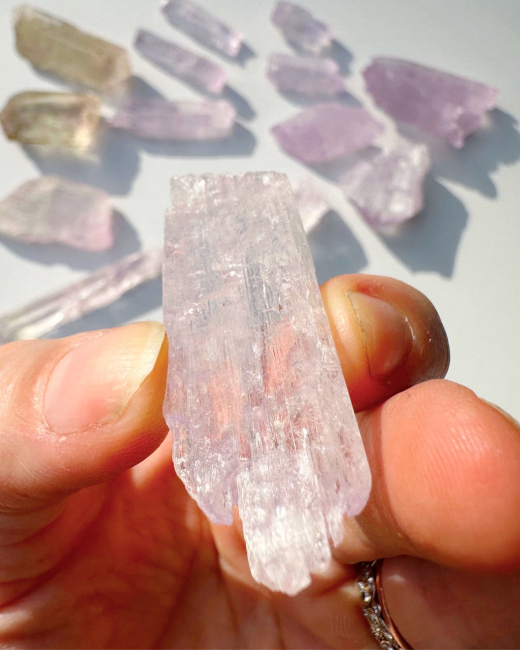 Raw Kunzite Baltic Mermaid