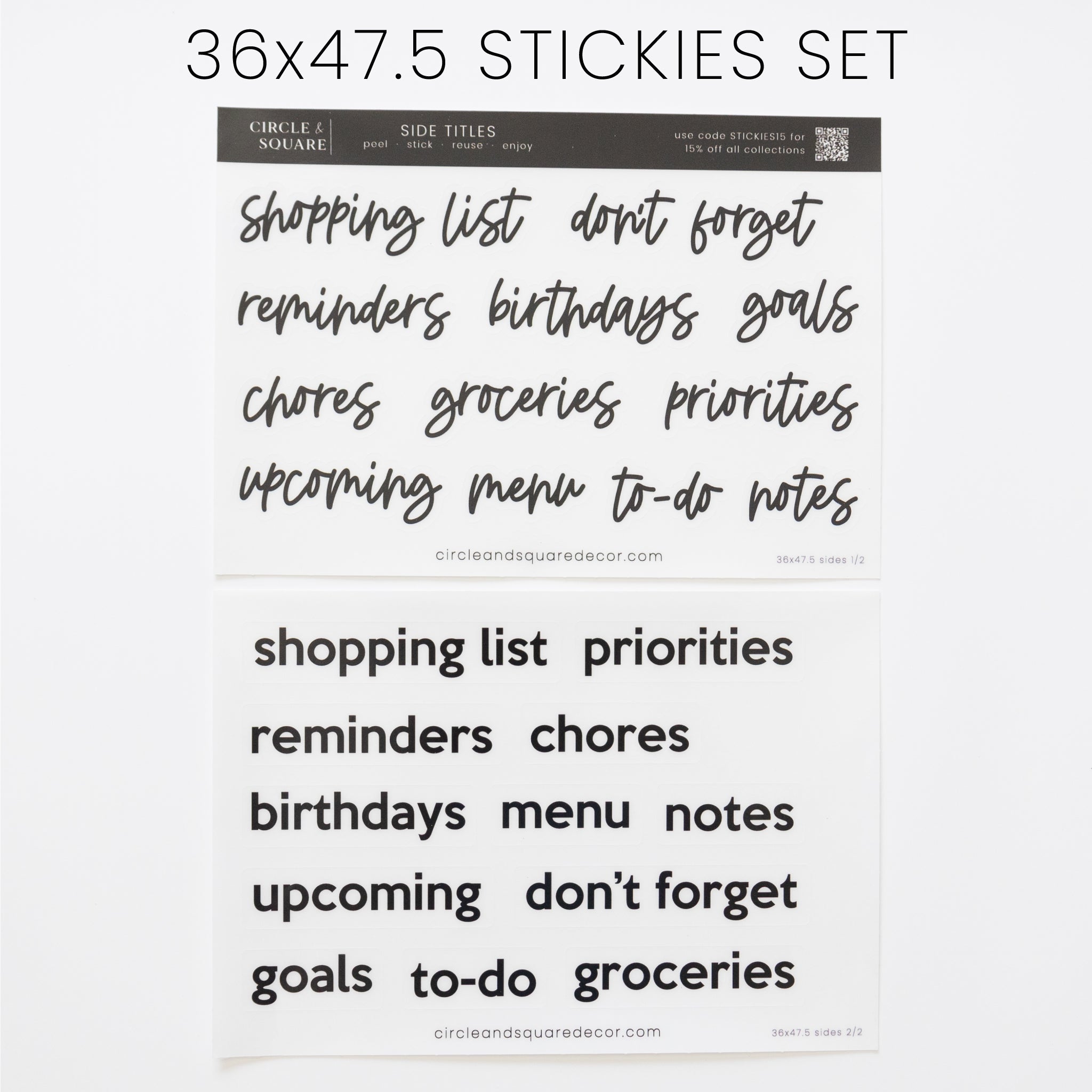 Ever Changing Acrylic Calendar | Minimalist Horizontal