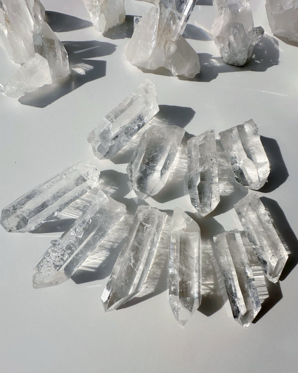 Arkansas Quartz Points - Super Clear Baltic Mermaid