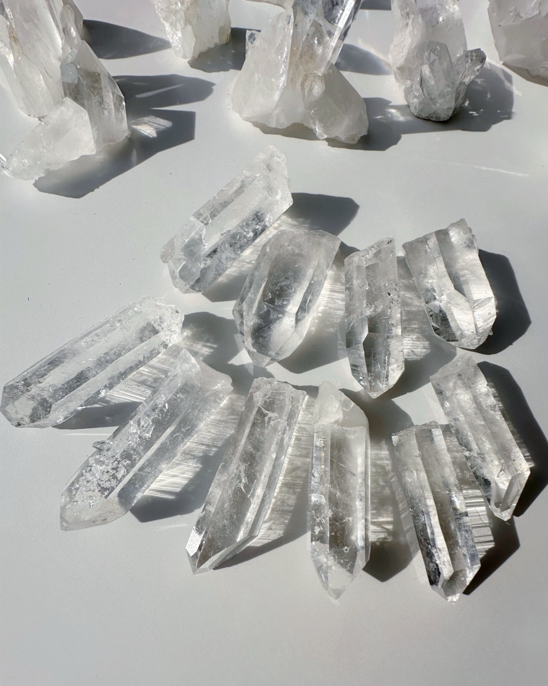 Arkansas Quartz Points - Super Clear Baltic Mermaid