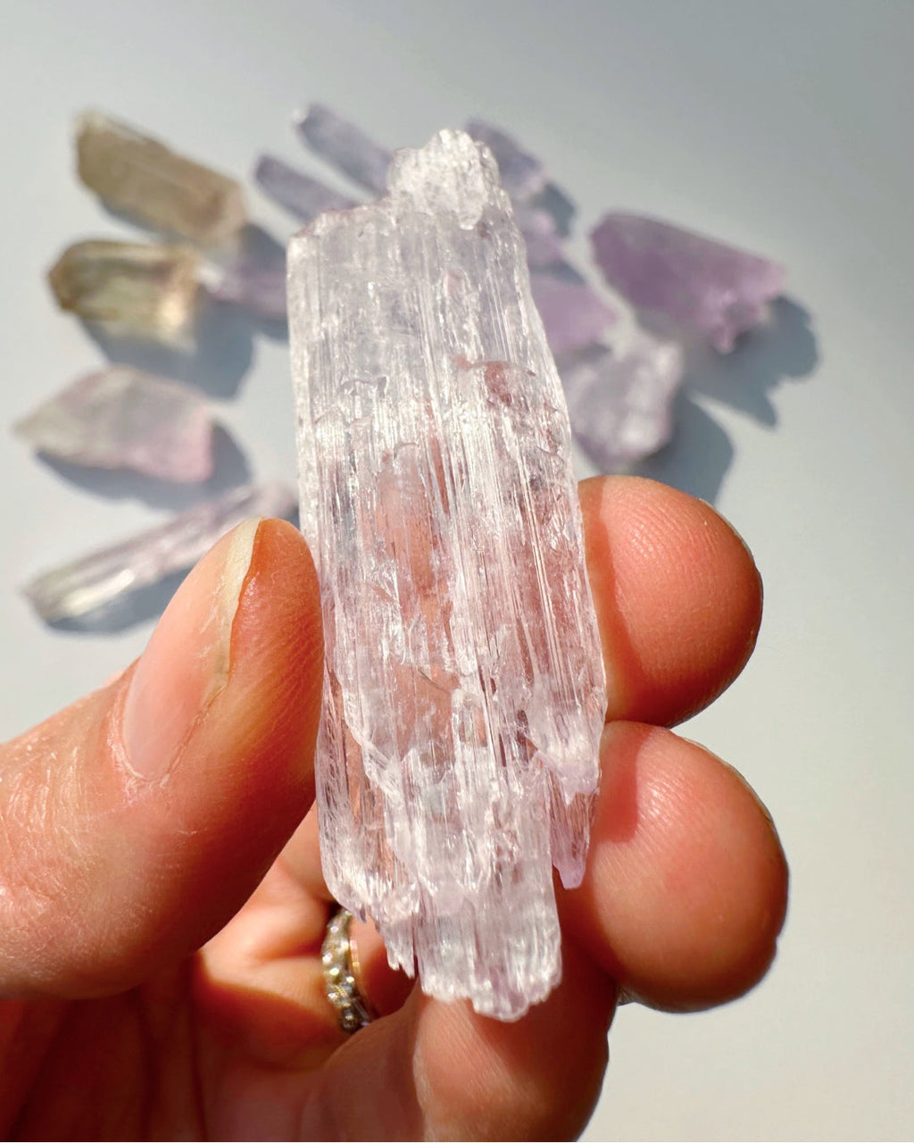 Raw Kunzite Baltic Mermaid