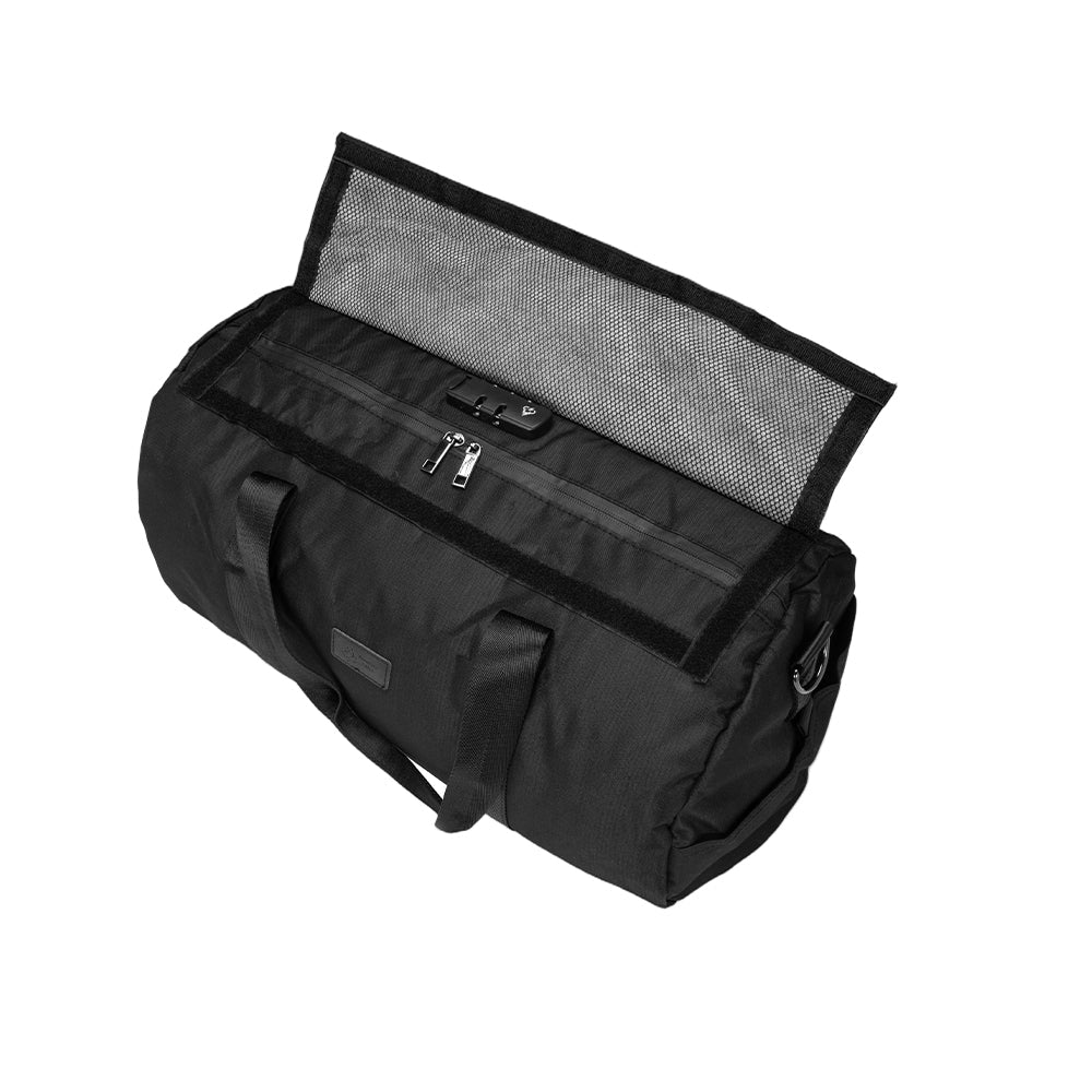 Essential Smell Proof Max Duffle Bag - Fashionable, Discreet + Hidden Lock (FireBar Labs x PBAL) Safely Fashion Powered by FireBar Labs