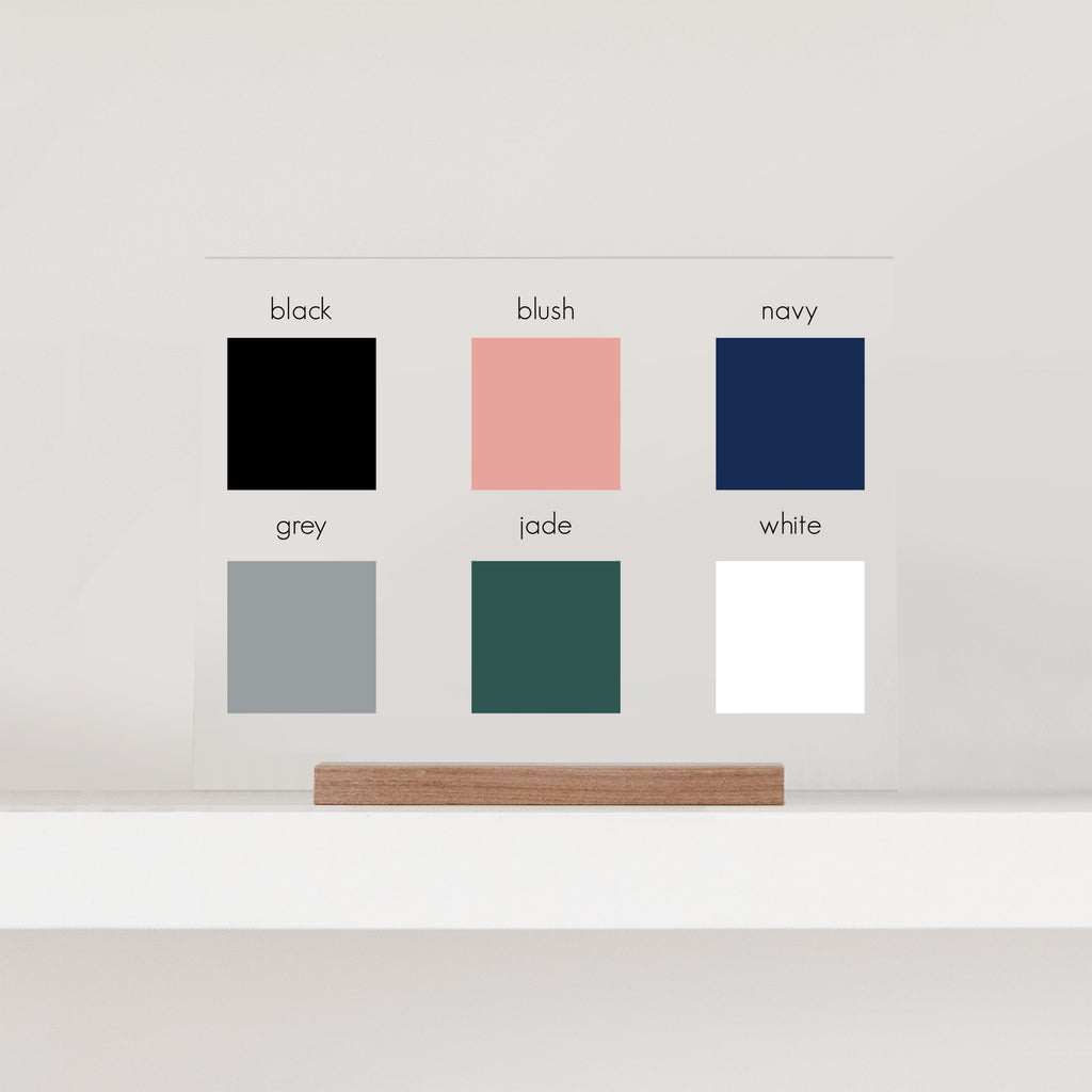 Weekly Acrylic Desk Calendar | Traeger Style