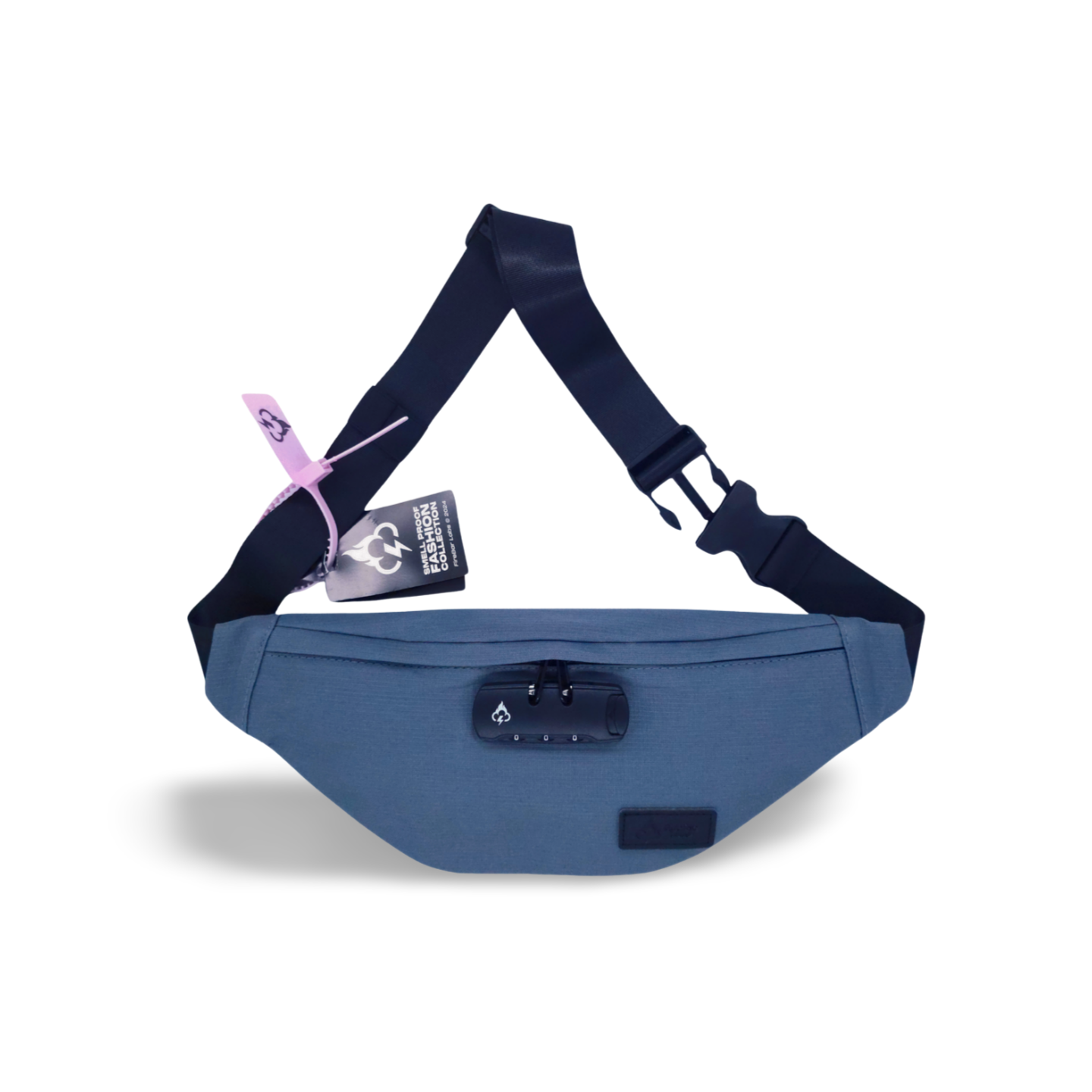 Essential Smell Proof Fanny Pack / Shoulder Bag - Fashionable, Discreet + Hidden Lock (FireBar Labs x PBAL) Safely Fashion Powered by FireBar Labs