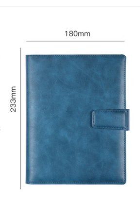 A5 leather buckle 6-hole clip notebook FLIPSTYLEZLLC