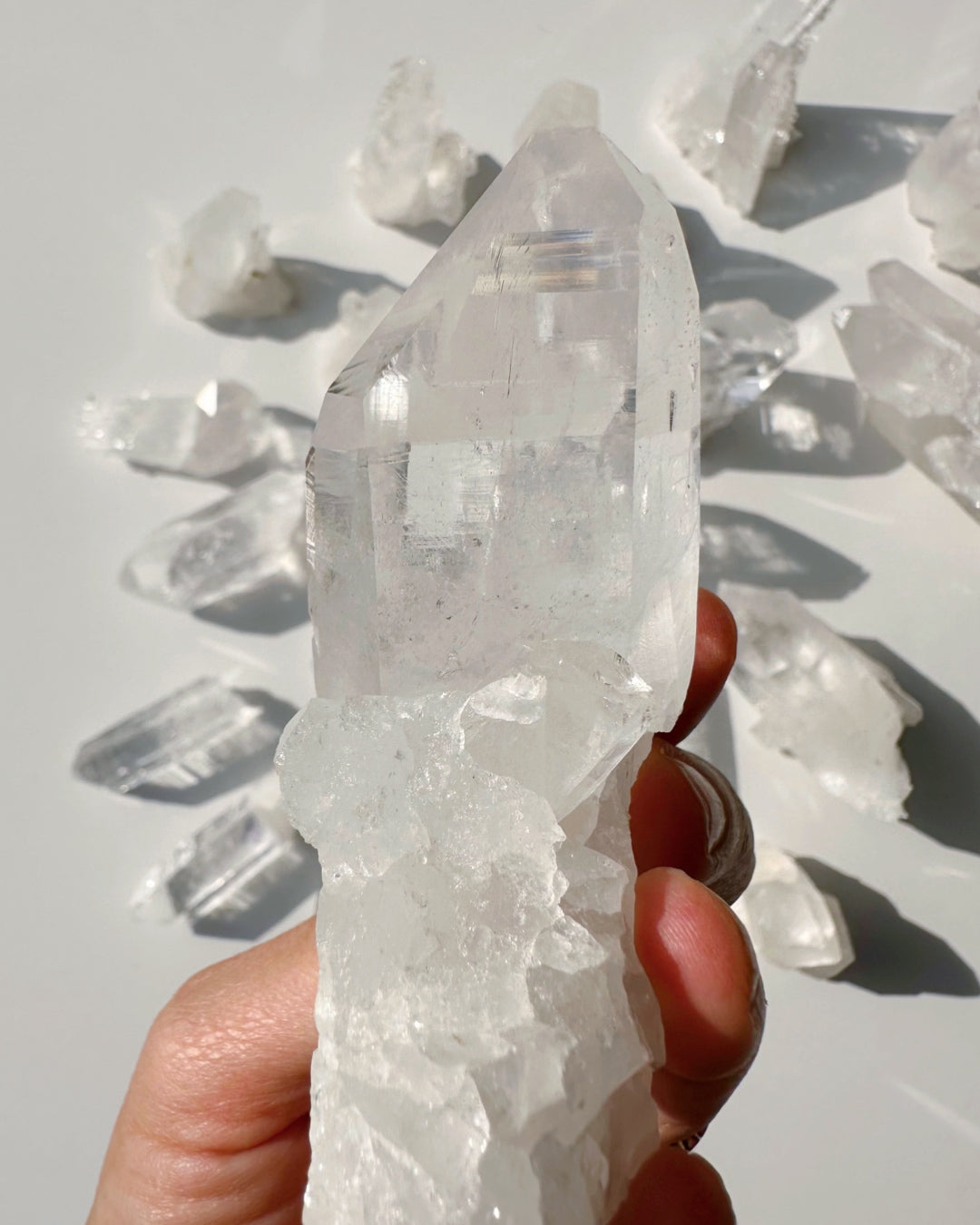 Arkansas Quartz Point B - Super Clear Baltic Mermaid