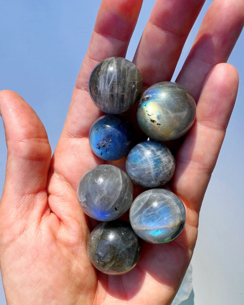 Labradorite Mini Spheres AAA Baltic Mermaid