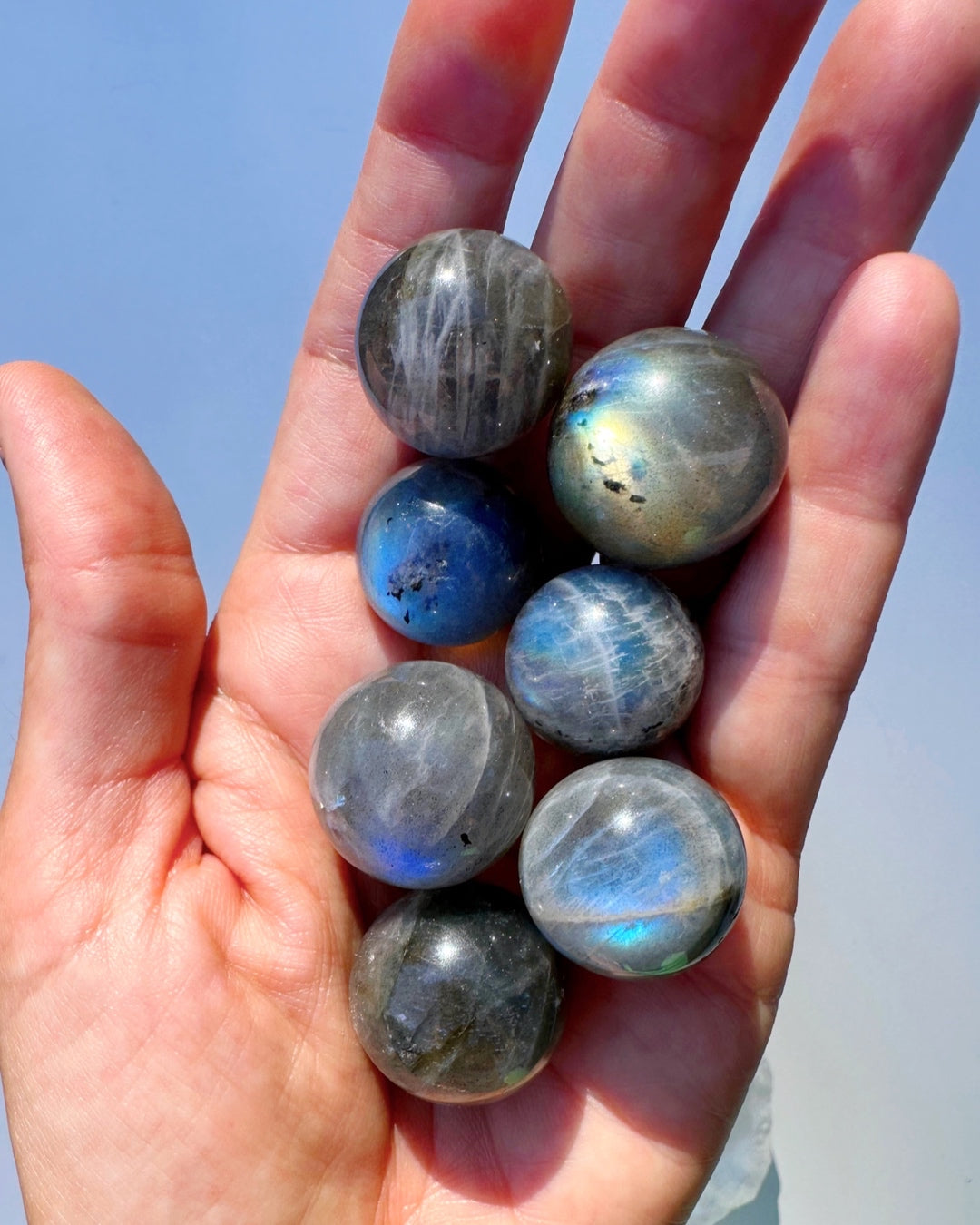 Labradorite Mini Spheres AAA Baltic Mermaid