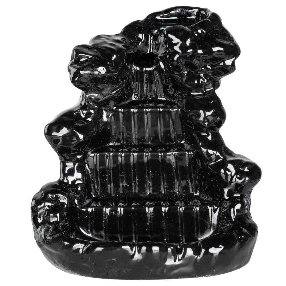 Mountain Waterfall Backflow Incense Burner Sacred Crystals