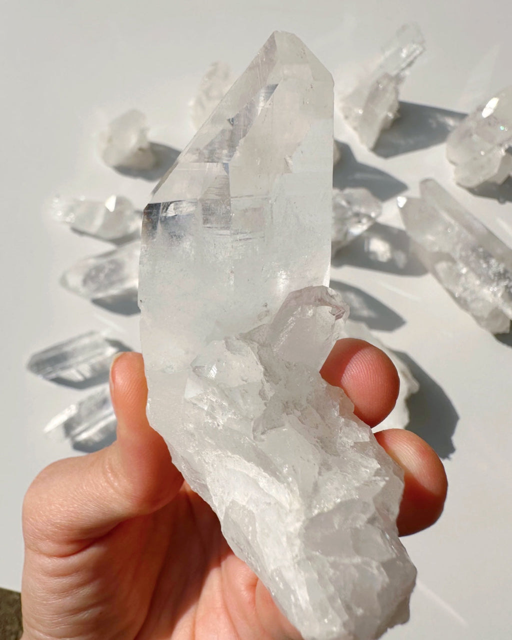 Arkansas Quartz Point B - Super Clear Baltic Mermaid