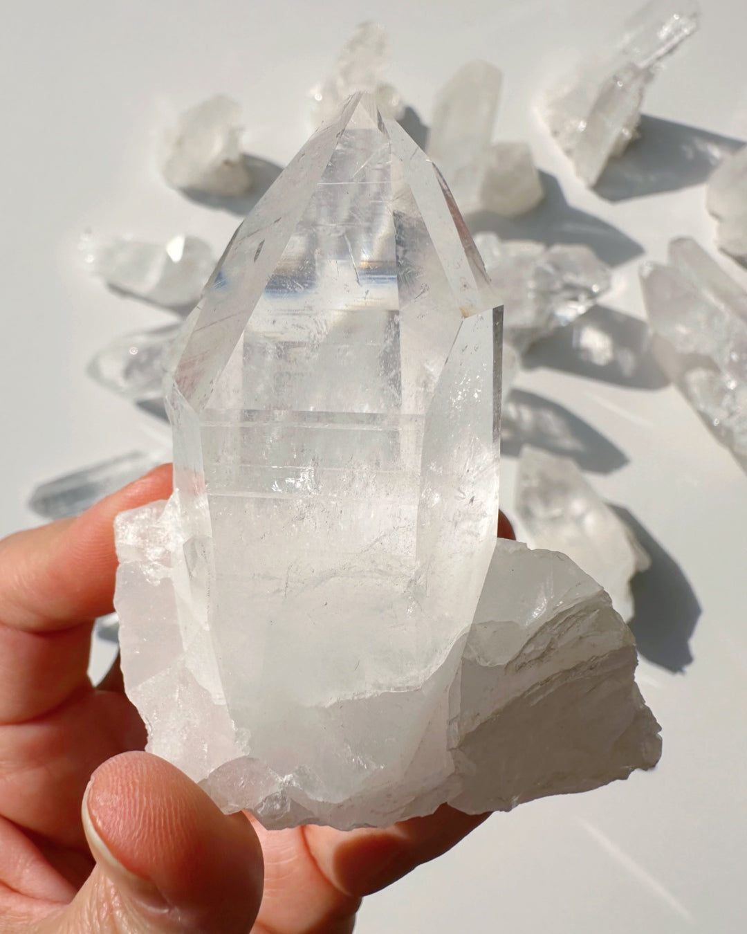 Arkansas Quartz Point B - Super Clear Baltic Mermaid