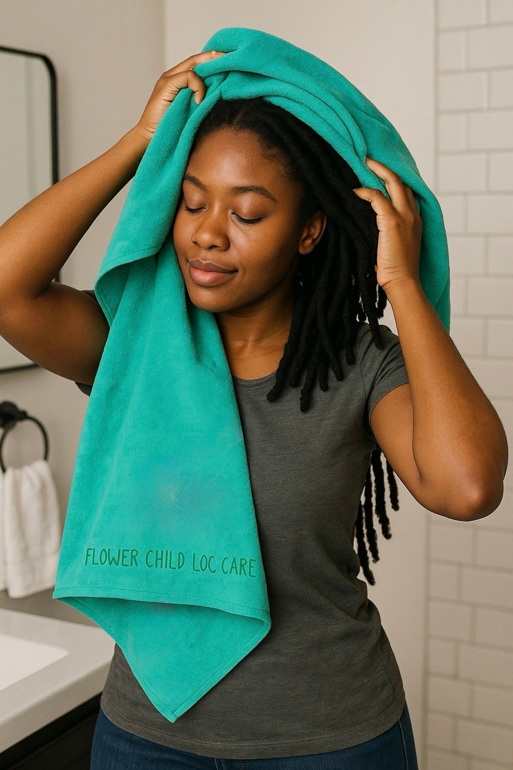 Microfiber Towels Flower Child Loc Care LLC
