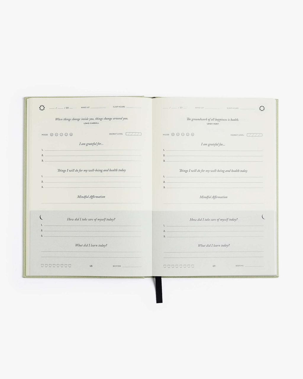 The Five Minute Journal Health & Fitness Edition Intelligent Change