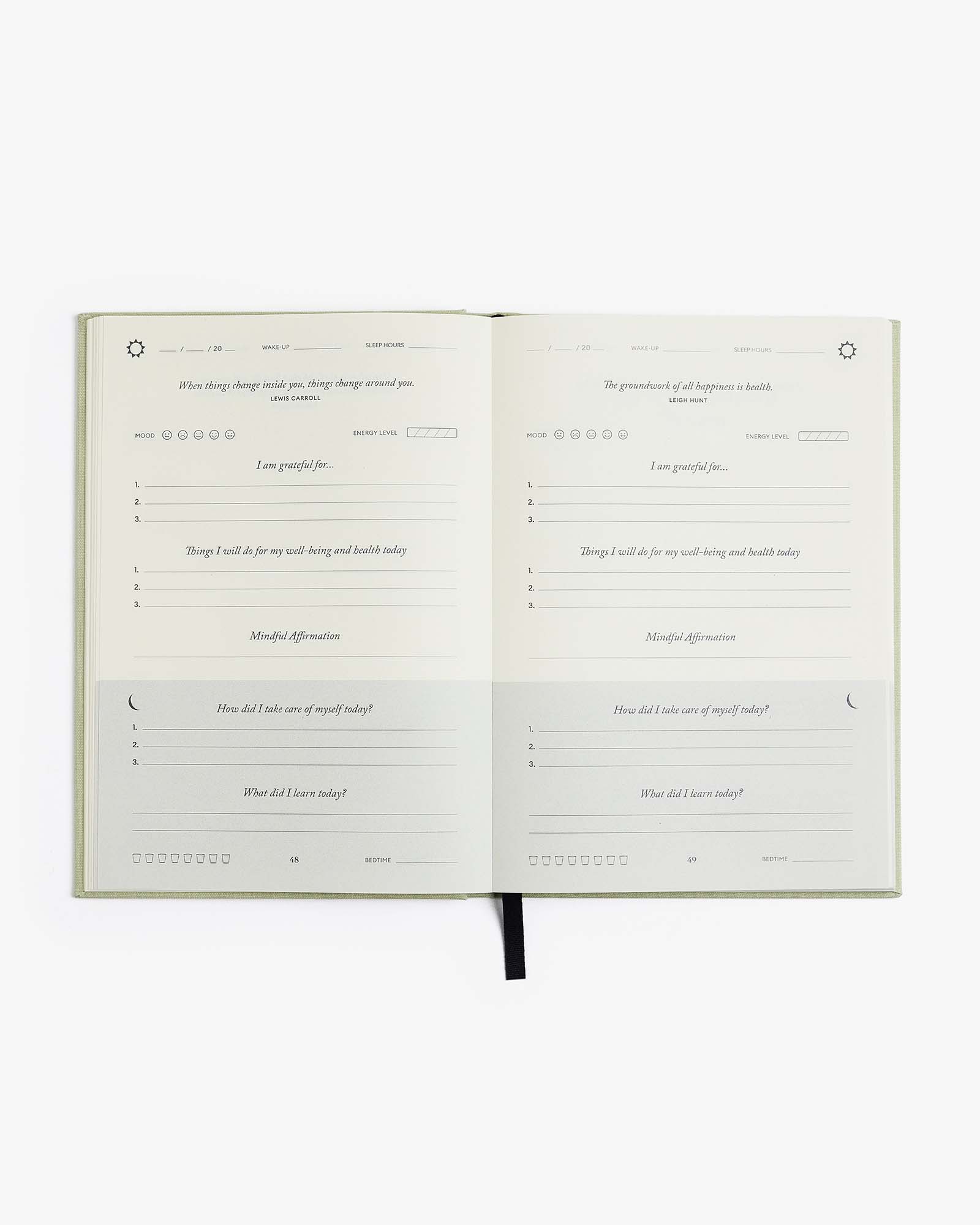 The Five Minute Journal Health & Fitness Edition Intelligent Change