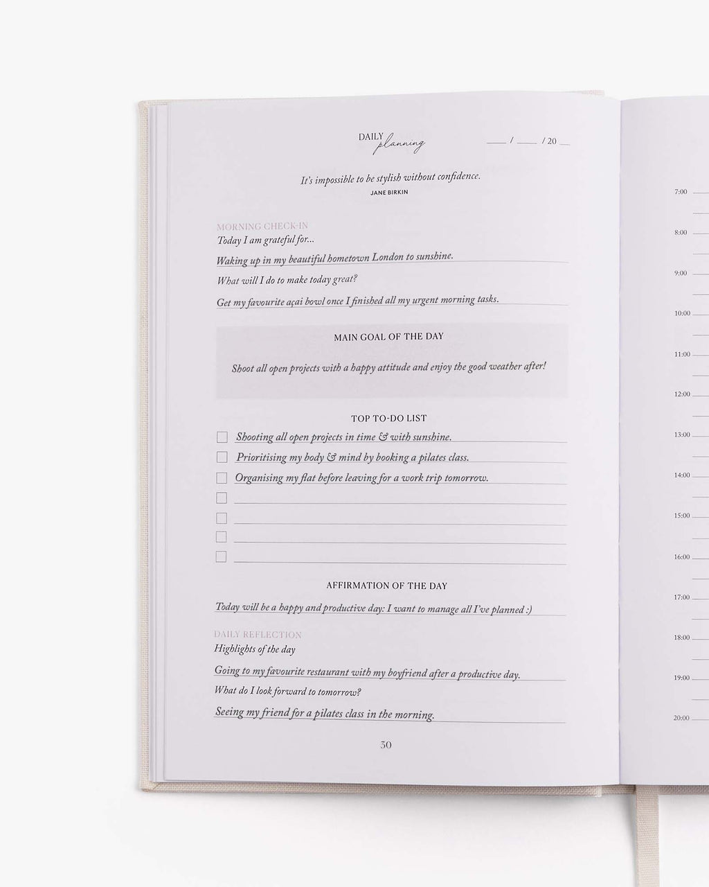 LIFE&Style Planner - Off-White Intelligent Change