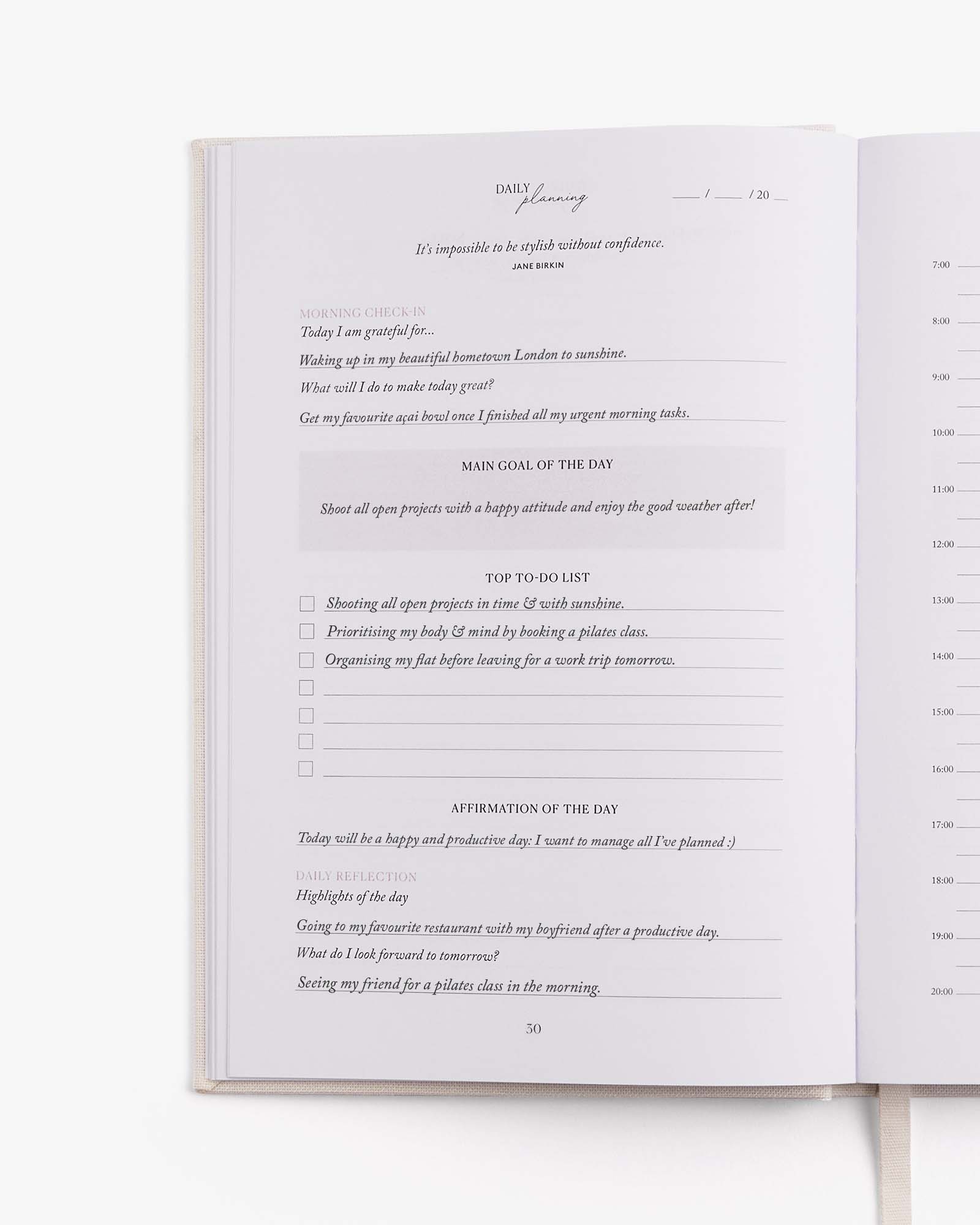 LIFE&Style Planner - Off-White Intelligent Change