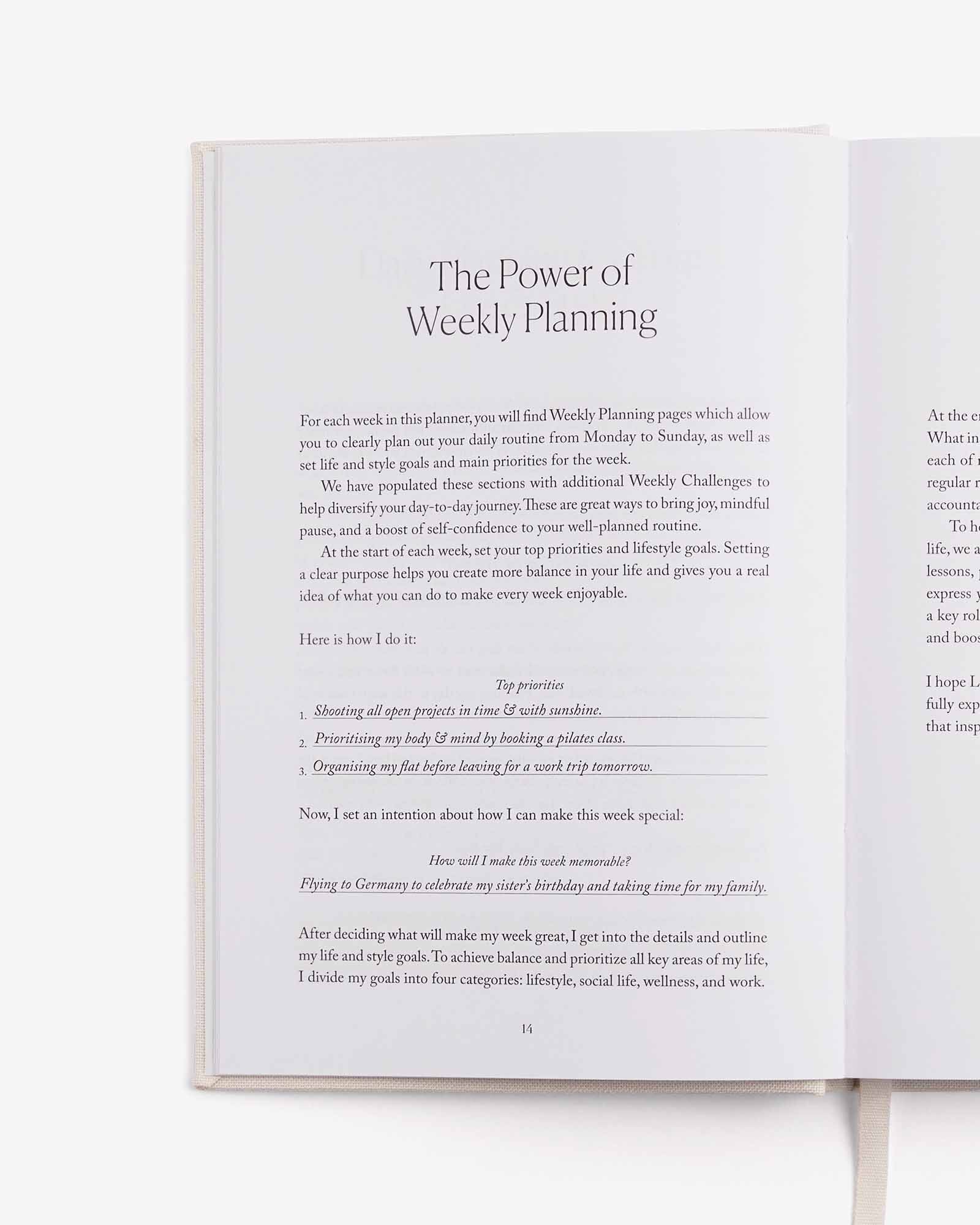 LIFE&Style Planner - Off-White Intelligent Change