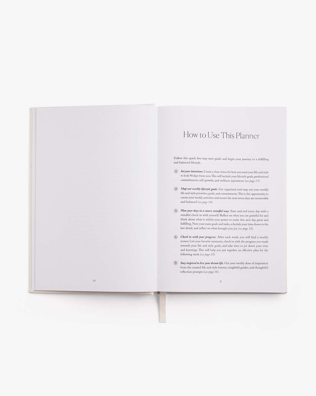 LIFE&Style Planner - Off-White Intelligent Change