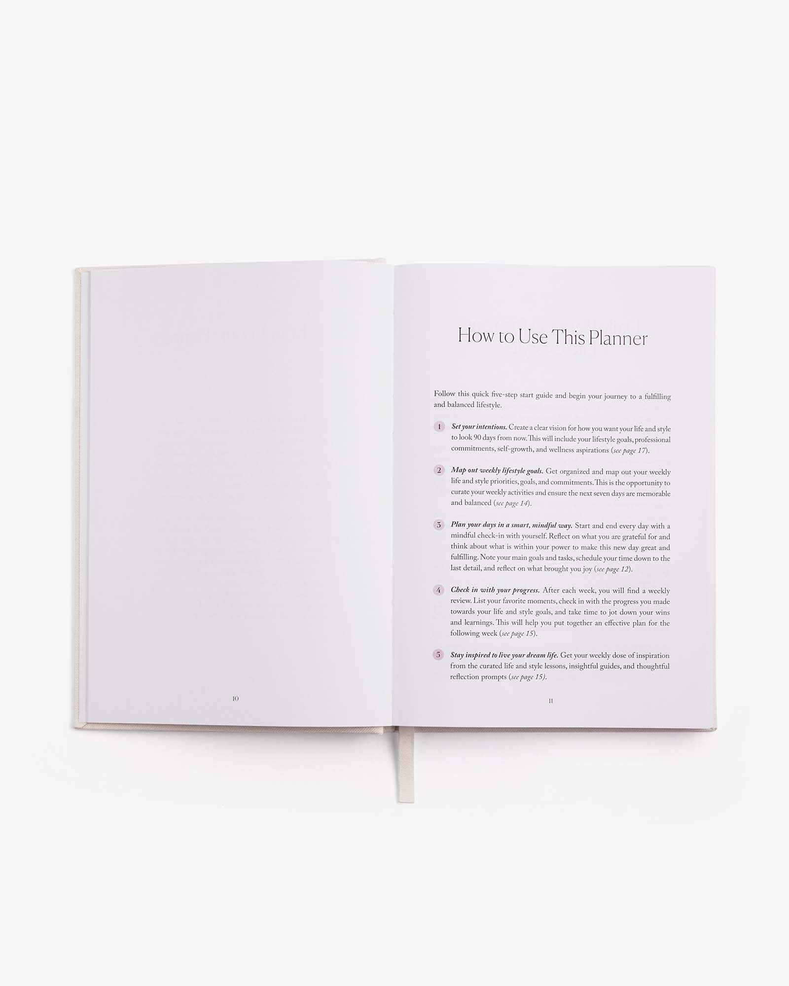 LIFE&Style Planner - Off-White Intelligent Change