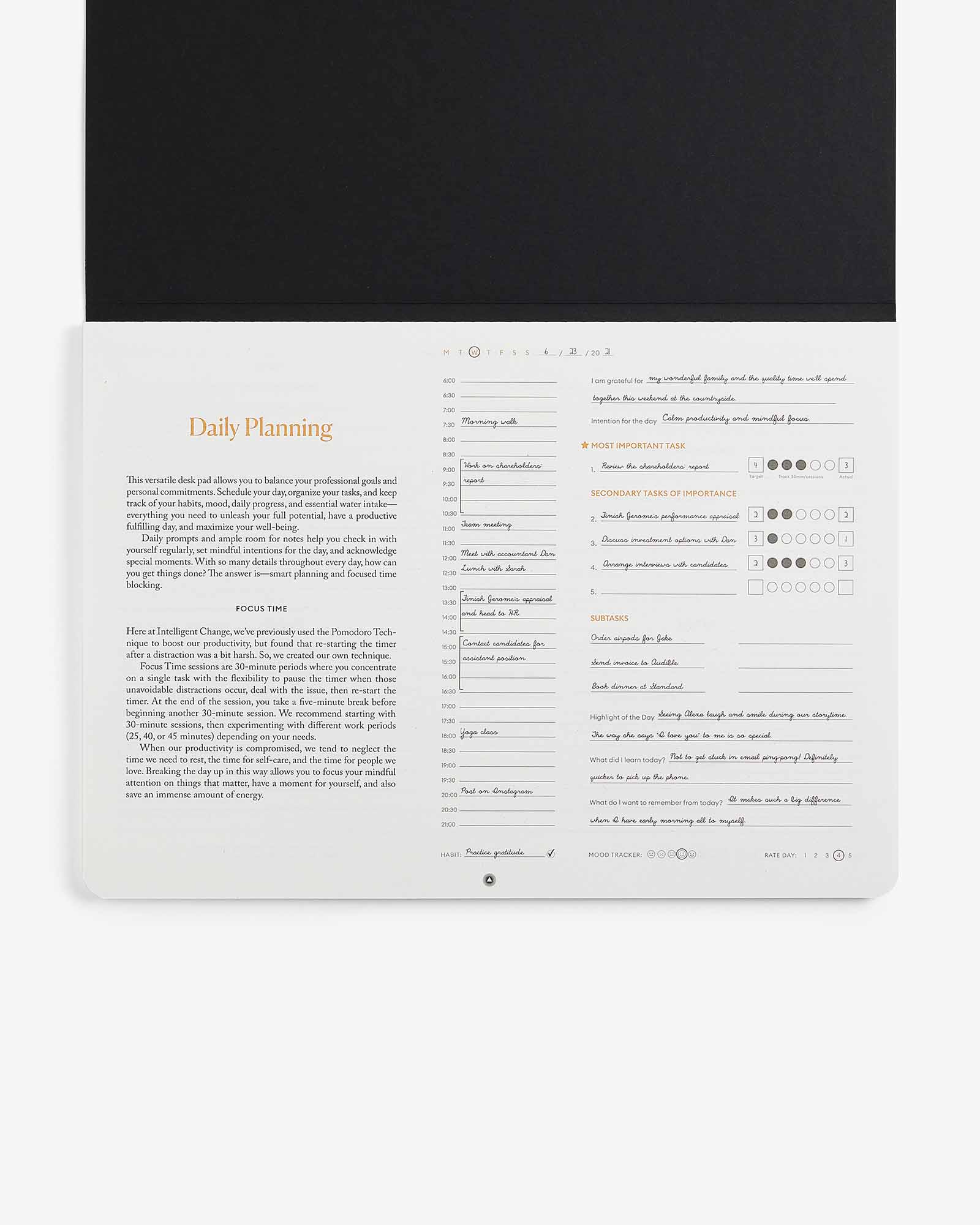 Productivity Daily Desk Pad Intelligent Change