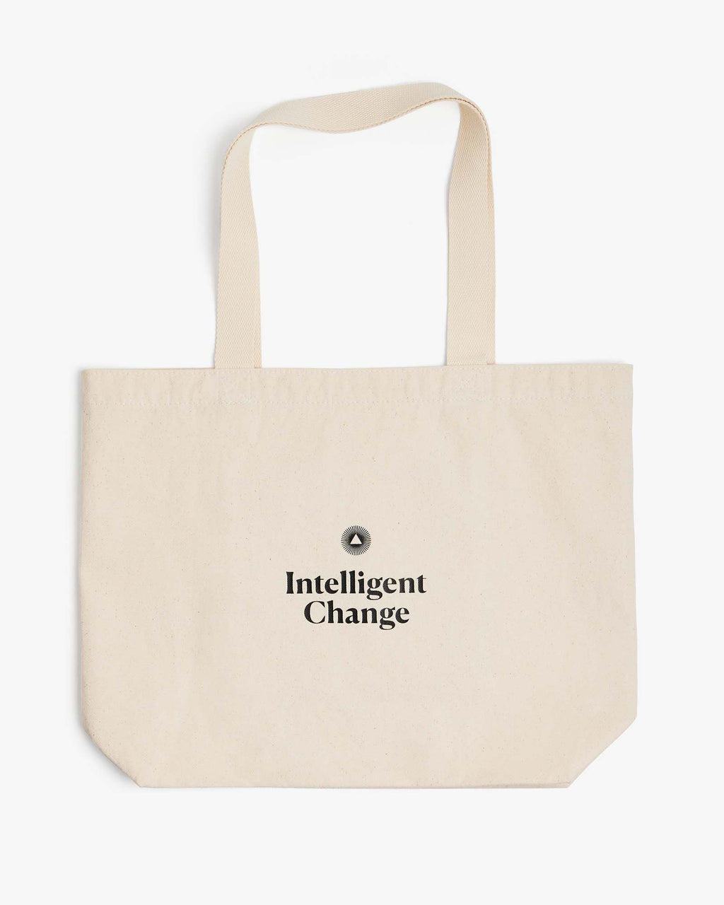 Organic Cotton Tote Bag Thank yesterday. Love Today. Create tomorrow. ™ Intelligent Change