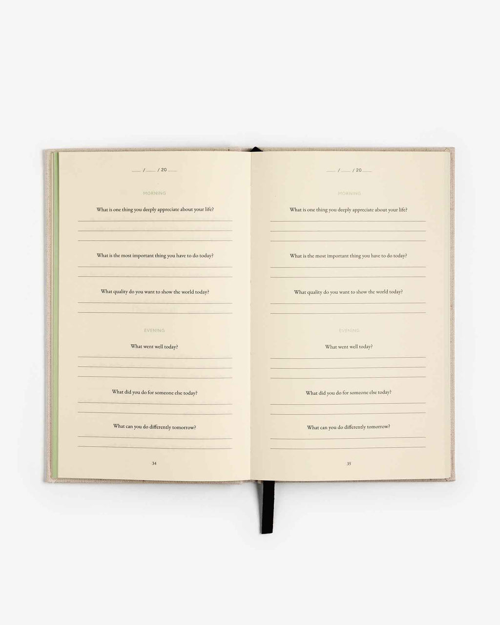 The Three Question Journal - Green Intelligent Change