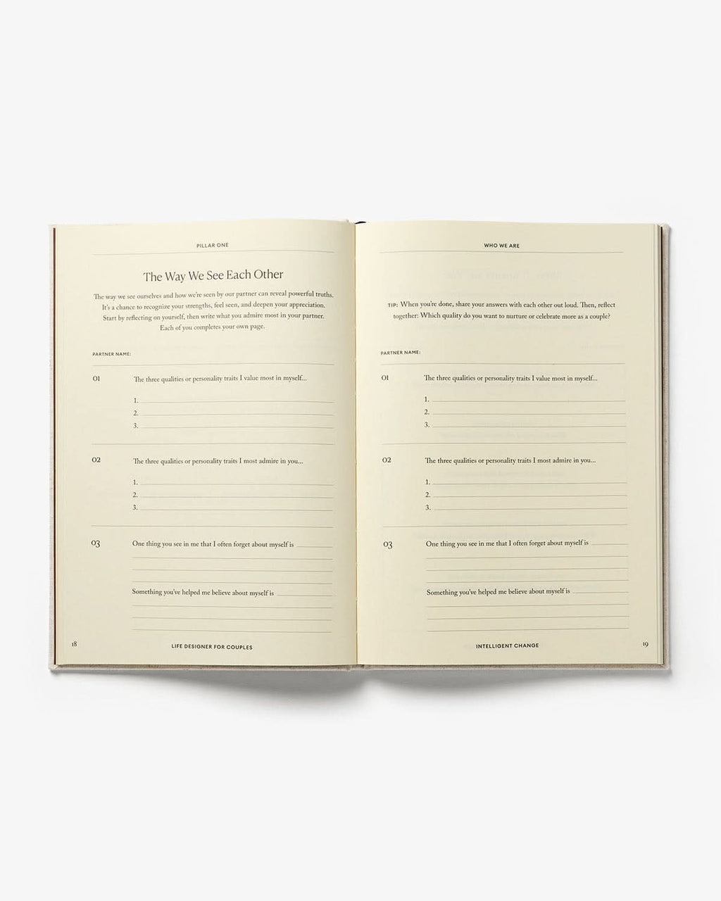 Life Designer Journal for Couples Intelligent Change