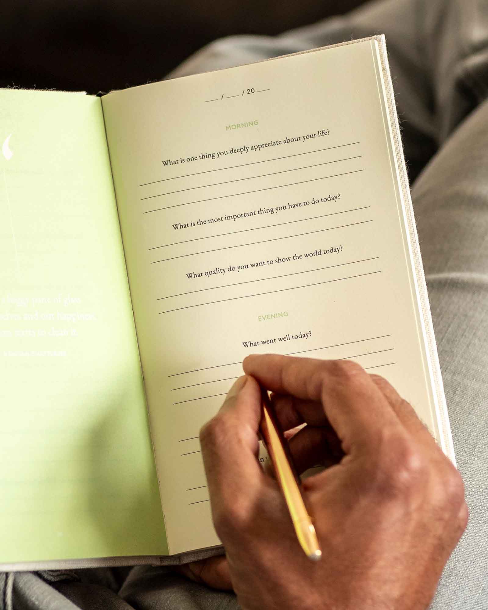The Three Question Journal - Exclusive Intelligent Change