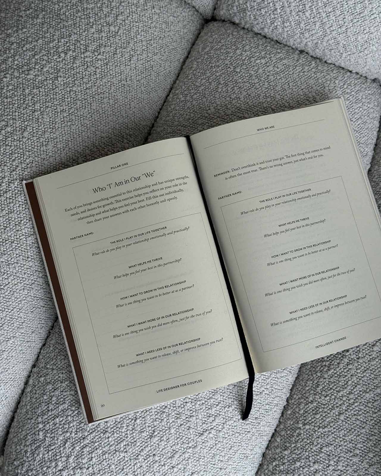 Life Designer Journal for Couples Intelligent Change
