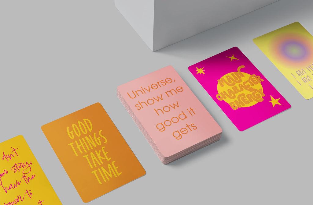 Positivity and Manifestation Affirmation Cards, Deck of 16 RITZY ROSE